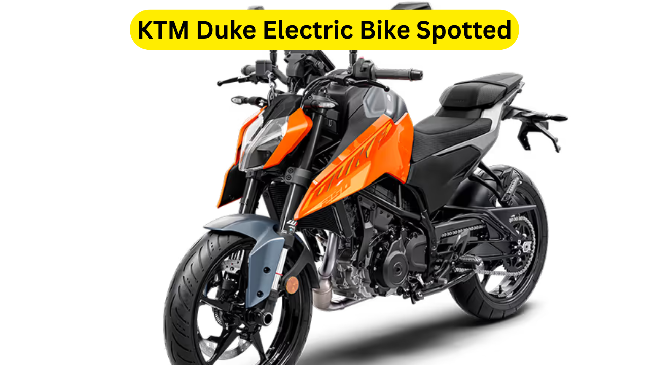 KTM Duke Electric Bike Spotted